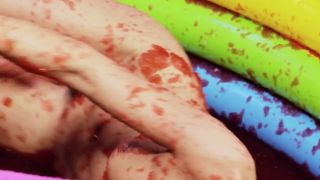 Hd Porn Romana Ryder And Tammie Lee Rub Their Naked Bodies Together In A Jam Bath- Skankery-3