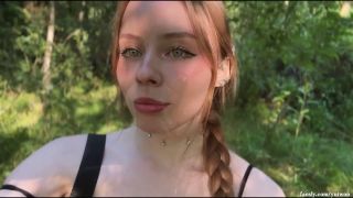 Onlyfans - BEST Blowjob In The FOREST From a Blonde With Green Eyes Yuiwoo - Onlyfans-9