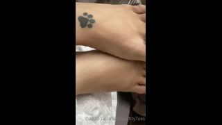 TATIANA - tatianasnaughtytoes () Tatianasnaughtytoes - new babypink pedicure barefoot playing with my babypink summer pedicured 17-08-2020-7
