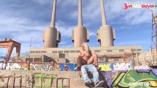 Big Juicy Tits Argentinian Babe Blondie Fesser gets Assfucked on the Beach-0