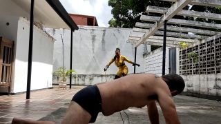 adult xxx video 38 porno watch for free bdsm long Latin Beauties In High Heels: Afae 15 Foot Bullwhipping By The Absolute Queen Of The Bullwhip Ama K, female domination on femdom porn-1