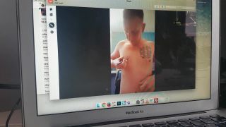 free porn video 29 old man fetish Miss Foxx – Skype With Loser Footbitch Alan, masturbation instructions on pov-1