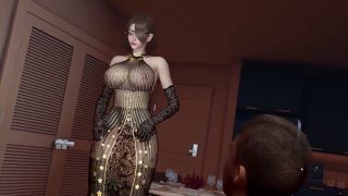 Hardcore Porn 3D BBW Asian MILF Teasing the Young Big Cock to Fuck Her Pussy-3