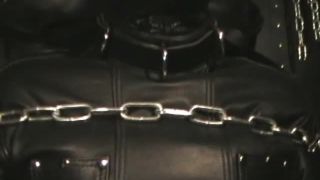 Leather Session Video 430 - Leather Mistress Linda and Leather slave-5