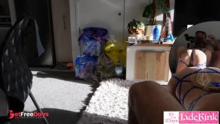 Stunningly beautiful Babe Gag on a big dick in the morning Super Hot Video-5