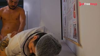 Nurse makes patient have very hard erection-9