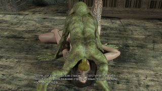 Alenkah - Pregnant slave takes monster cock in her ass in front of everyone-1