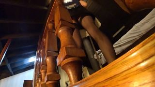 7124 DICK FLASH  Hotel Maid Caught me Jerking off and Cleaned...-7