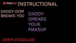 SMEARING YOUR MAKE UP INSTRUCTIONAL ASMR TO MAKE YOU A WEAK NEEDY PRINCESS-5