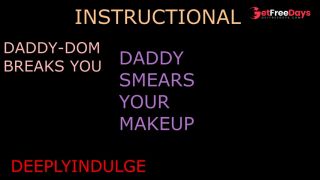 SMEARING YOUR MAKE UP INSTRUCTIONAL ASMR TO MAKE YOU A WEAK NEEDY PRINCESS-7