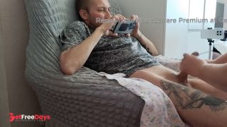 A friend jerks me off and my dick sucks-8