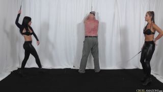 adult video 26 Cruel Mistresses - Mistress Amanda &Amp; Mistress Lisa - Two Mistresses, Double Pain - bondage - fetish porn bdsm masturbation-8