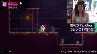 nerdysadie-onlyfans 2023-06-29 Lewd Gaming Stream with my g-spot vibrator ~ 2 big orgasms!!-1