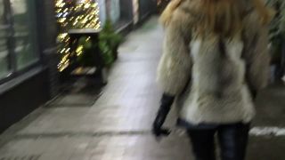 top amateur Otta Koi - Brutal Anal Fuck with Bondage in Fur Coat and Leather Gloves (TRAILER) , porn model on teen-4