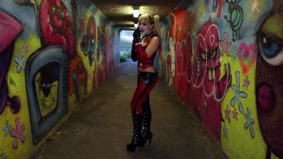 online adult video 42 Katie Banks - Harley Quinn Cosplay on femdom porn femdom sub-6