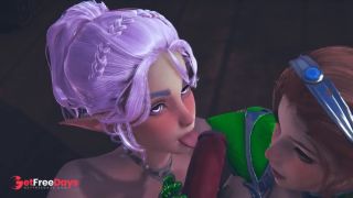 Two Elves Suck a Big Devils Cock-3