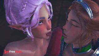 Two Elves Suck a Big Devils Cock-7