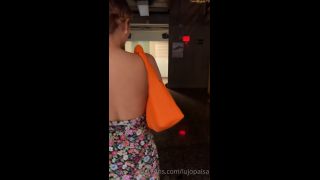 LujoPaisa OF Public Library Bathroom Creampie Onlyfans (Amateur porn)-0