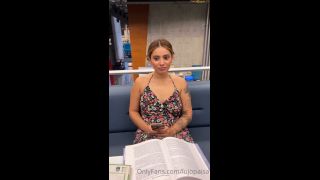 LujoPaisa OF Public Library Bathroom Creampie Onlyfans (Amateur porn)-1