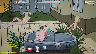 Jackismyname145 - ANAL FUCKING TWO BIG TITS EBONY BITCHES AT THE BEACH!! - Beach - Fuckerman [Season 1]-1
