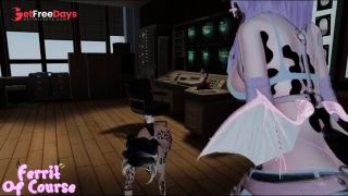 [GetFreeDays.com] Bimbo Cow Fucks a Caged Subby Puppy in the Office  VRChat ERP ASMR RP Chastity  Sex Leak January 2023-4