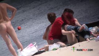 Gorgeous nude teen with a nice ass sunbathes  2-2