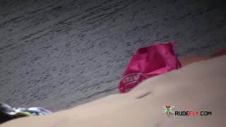 Gorgeous nude teen with a nice ass sunbathes  2-6