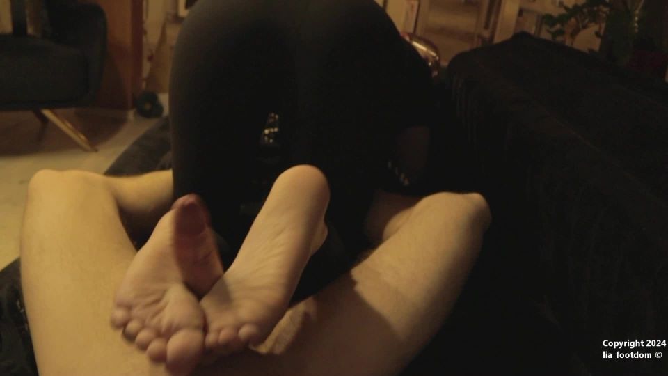adult video clip 32 Lia Footdom - First blowjob handjob and footjob in one video Full - FullHD 1080p | fetish | femdom porn goth femdom