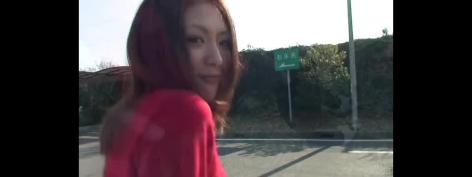 Smooth POV blowjob by insolent Kuraki Mio milf 