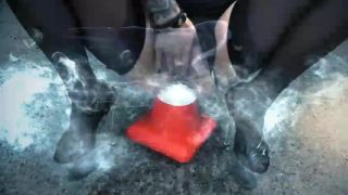 Cute Big Ass Girl Sele04 Insertion Transparent Tunnel Plu....-9