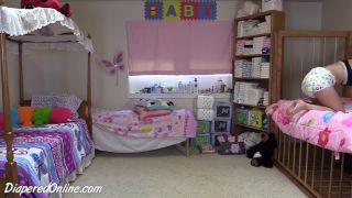 DiaperedonlineAlisha Alisha Cleaning in Thick Diaper-5