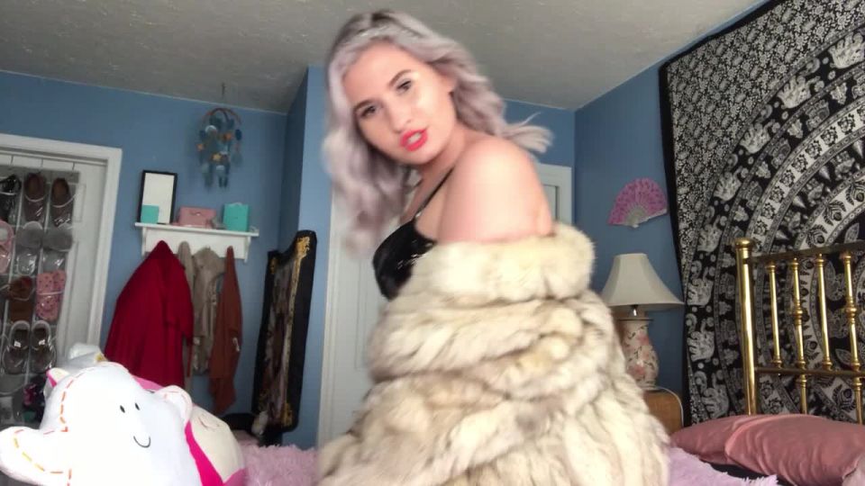 Online tube Rosie The Goddess - Bratty Goddess In Mink Fur Coat Worship - Fetish