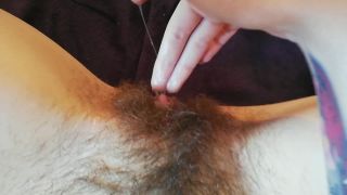 cuteblonde666 Big clit hairy pussy grool play - Wet & Messy-1