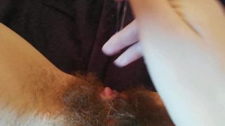 cuteblonde666 Big clit hairy pussy grool play - Wet & Messy-2