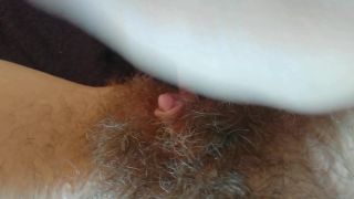 cuteblonde666 Big clit hairy pussy grool play - Wet & Messy-9