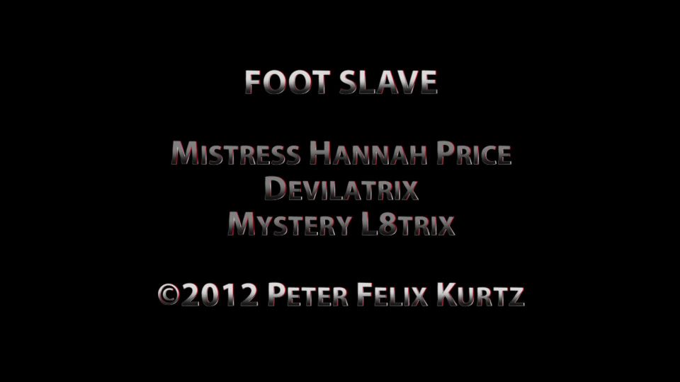 Latex Foot Slave - [Feet porn]