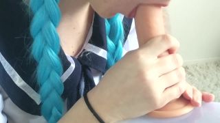 Aussie Schoolgirl First Blowjob With Cum LittleKaylie-4