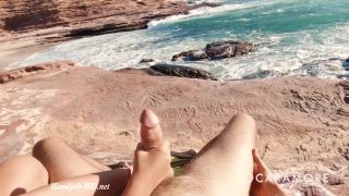 A Handjob In Paradise, Cumshot With View – JocarAmore - (Webcam)-8