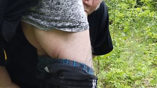 bbwsexi9 - Mother-in-law sucks my dick in a public park and swallows cum-0