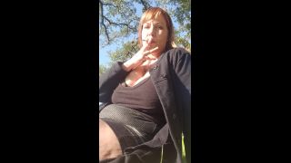 thevalestgal - Outdoor smoke and flash - MILF-2