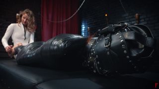 Tickling the Oiled Feet of Mummified Elmira   Foot Jump Training by Anna Luna RFStudioProduction (Black porn)-3