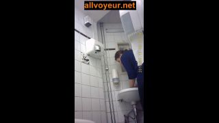  Voyeur in Public Toilet - Student restroom 88, public on voyeur-9