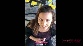 free xxx video 41 Ava Moore – Blowjob and Facial Under a Bridge, throated sex blowjob mp4 on blowjob porn -1