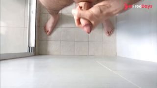 [GetFreeDays.com] Cumshot on the Wall in the Shower - Closeup View Adult Leak March 2023-4