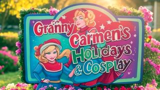 Fuck Granny Carmen's Cunning Christmas Creampie in July 24 2024 CAMS156M-9