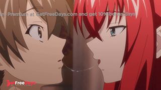 A Seductive Kiss for Issei Hyoudo  HENTAI UNCENSORED Parody-9