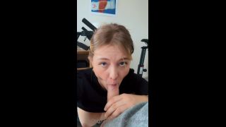 Pam Grzeskowiak Sucking Cock Gagging Sounds, Tongue, And Facial For Emptying (Amateur porn)-1