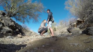 M@nyV1ds - Mya Ryker - Slurping Cum From Hand on Hike-6