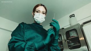 Mistress Euryale - Testicles Removal Surgery and Stitching on a Respirator - Femdom Pov.-1