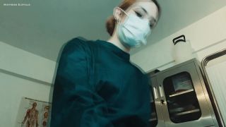 Mistress Euryale - Testicles Removal Surgery and Stitching on a Respirator - Femdom Pov.-5